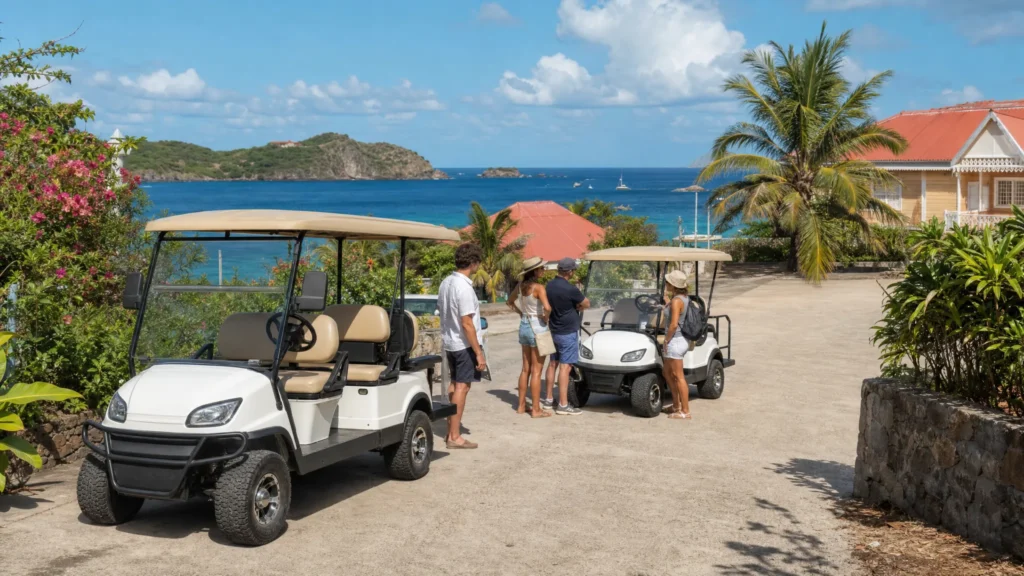 Voiturette aux Saintes : 2 ou 4 places pour votre séjour ?